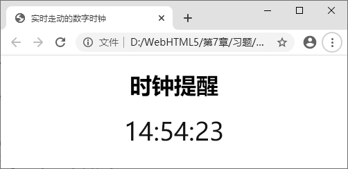 图 7-49 数字时钟