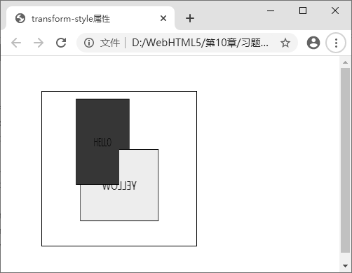 图 10-32 3D 转换效果